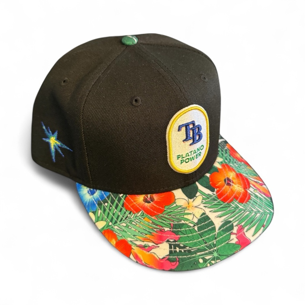 New Era Tampa Bay Rays “Platano Power” Dominican Series Custom 59fifty 7-1/2
